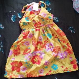 Blueberry boulevard yellow flower dress